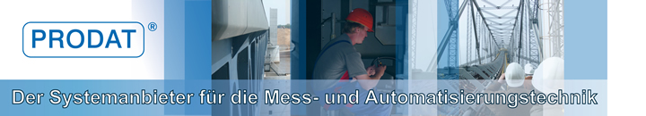 Banner der PRODAT GmbH fr Automatisierung, Prozessautomatisierung, Messtechnik, PRODAT Automation